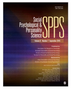 Social Psych Personality Science cover