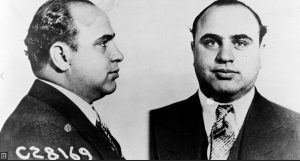 Mug shot of Al Capone